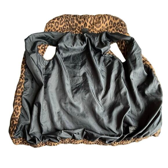 Love Token Vest Womens Small Leopard Print Puffer - Picture 4 of 9